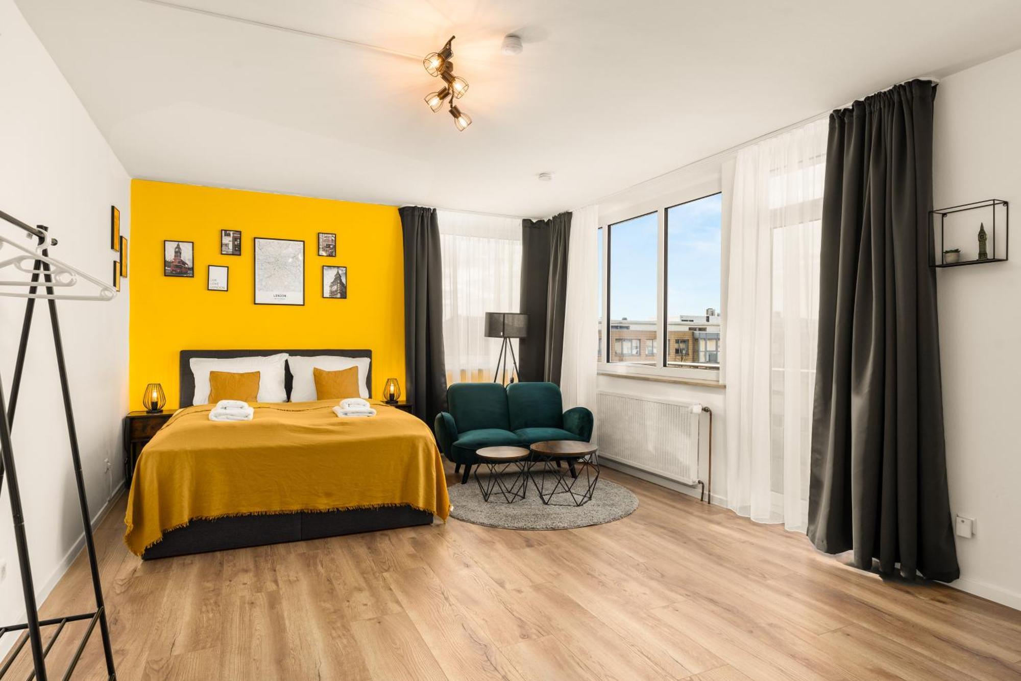 Free Living - City Design Apartments, Zentrum, Outlet, Balkon, Kueche Wolfsburg Eksteriør billede